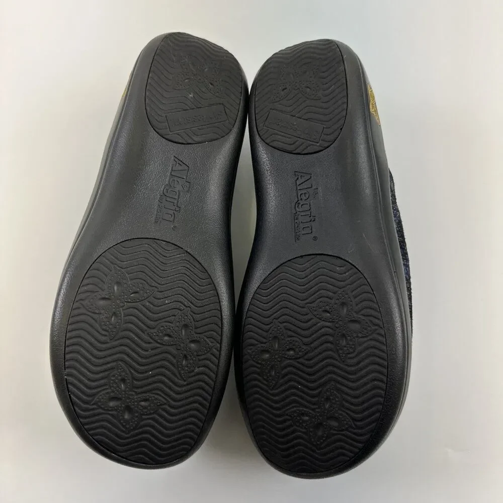 Alegria Keli Dynomite Slip On Clog‎ Comfort Iridescent Leather KEL-7522 36 6-6.5